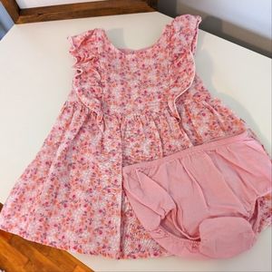 Cat & Jack Floral Dress with matching Bloomers